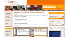 Desktop Screenshot of guide-du-volet.com