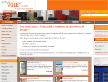 Tablet Screenshot of guide-du-volet.com